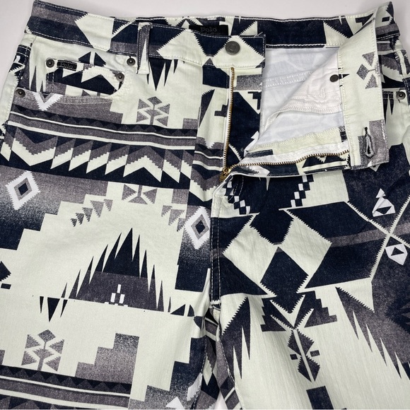 Polo Ralph Lauren Tompkins Skinny Aztec Navajo Print Jeans 31 - Picture 6 of 12